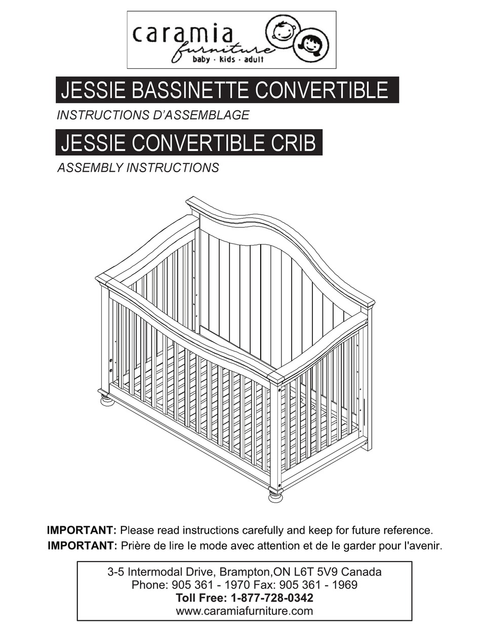 CARAMIA FURNITURE JESSIE ASSEMBLY INSTRUCTIONS MANUAL Pdf Download