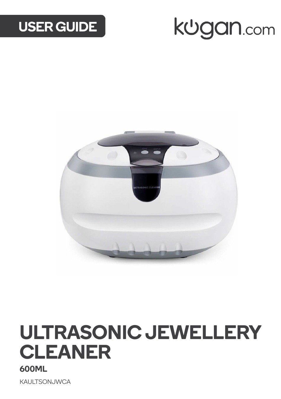 KOGAN KAULTSONJWCA USER MANUAL Pdf Download ManualsLib