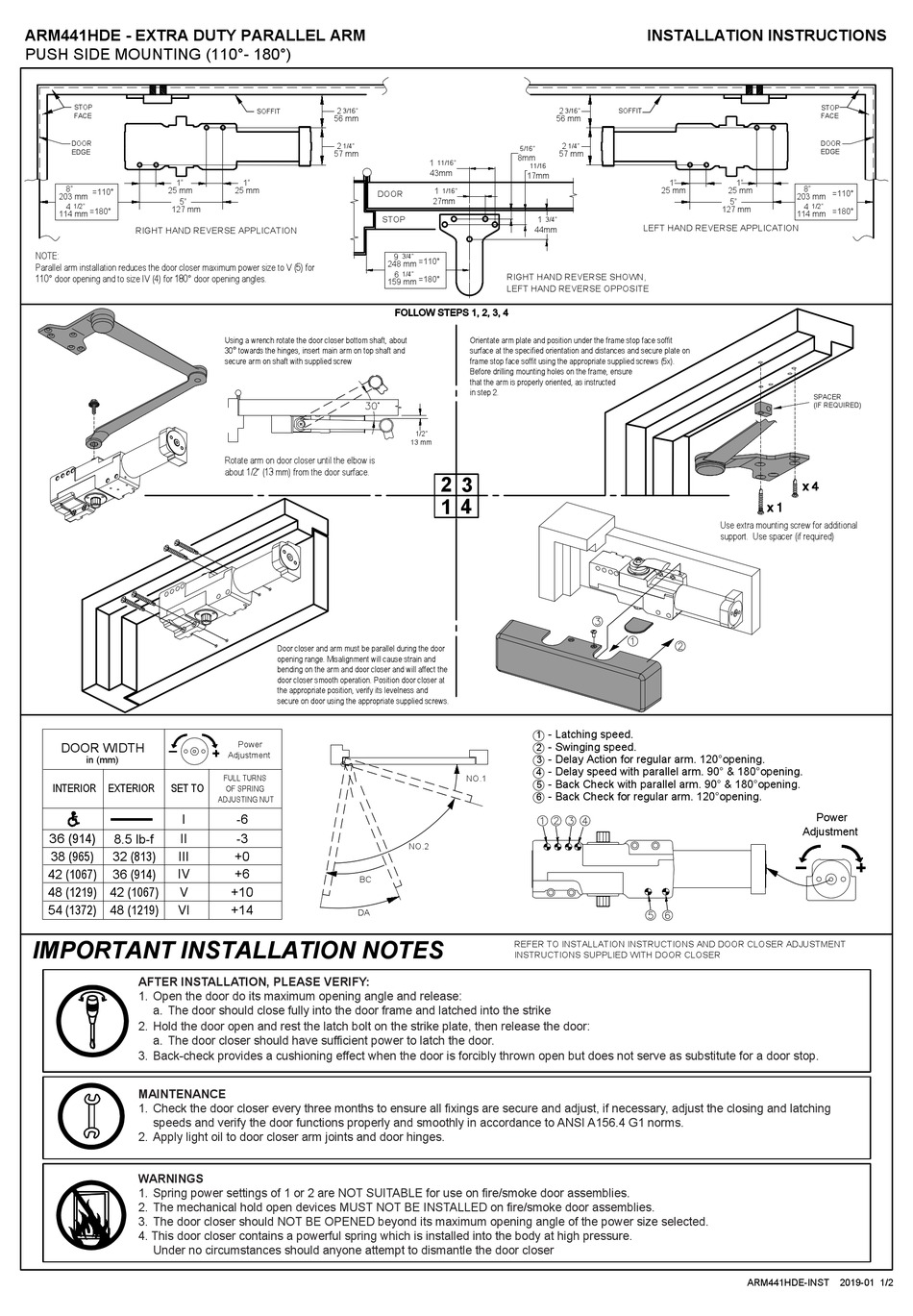 DOREX ARM441HDE INSTALLATION INSTRUCTIONS Pdf Download ManualsLib