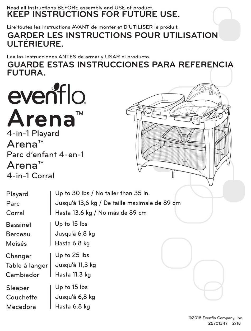 Evenflo arena shop 4 in 1