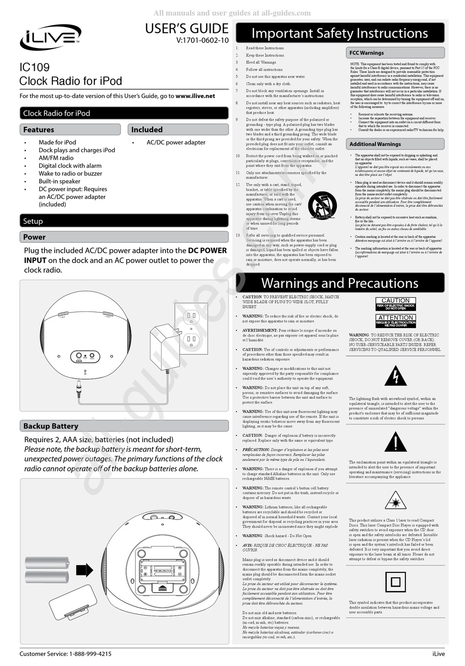 Ilive Ic109 User Manual Pdf Download Manualslib