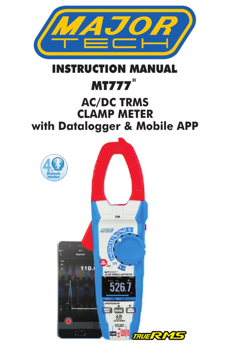 MAJOR TECH MT777 INSTRUCTION MANUAL Pdf Download ManualsLib