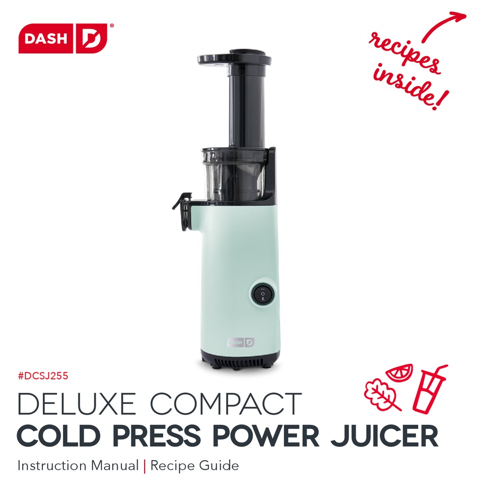 DASH DELUXE COMPACT DCSJ255 INSTRUCTION MANUAL Pdf Download ManualsLib