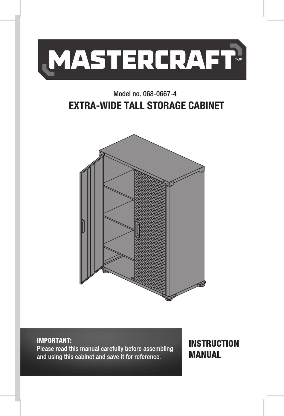 MASTERCRAFT 06806674 INSTRUCTION MANUAL Pdf Download ManualsLib