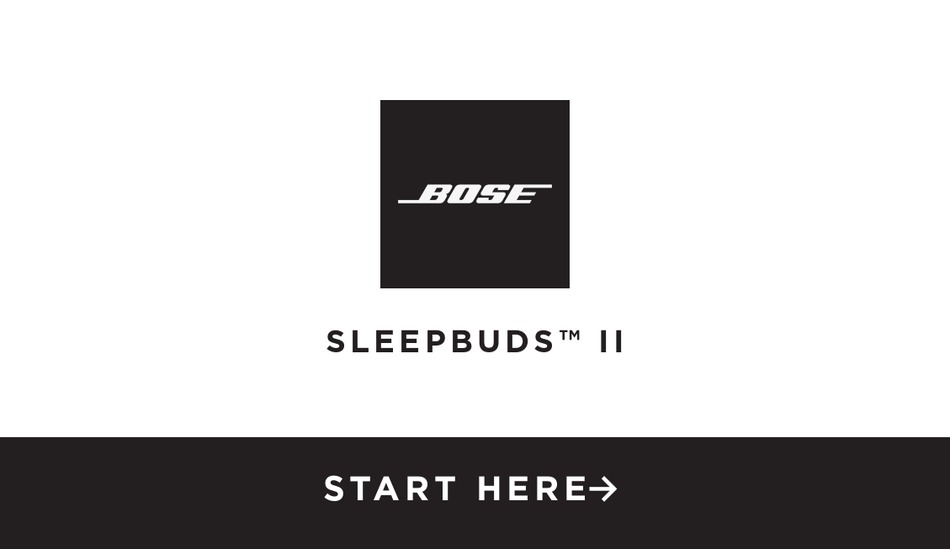 BOSE SLEEPBUDS II MANUAL Pdf Download ManualsLib