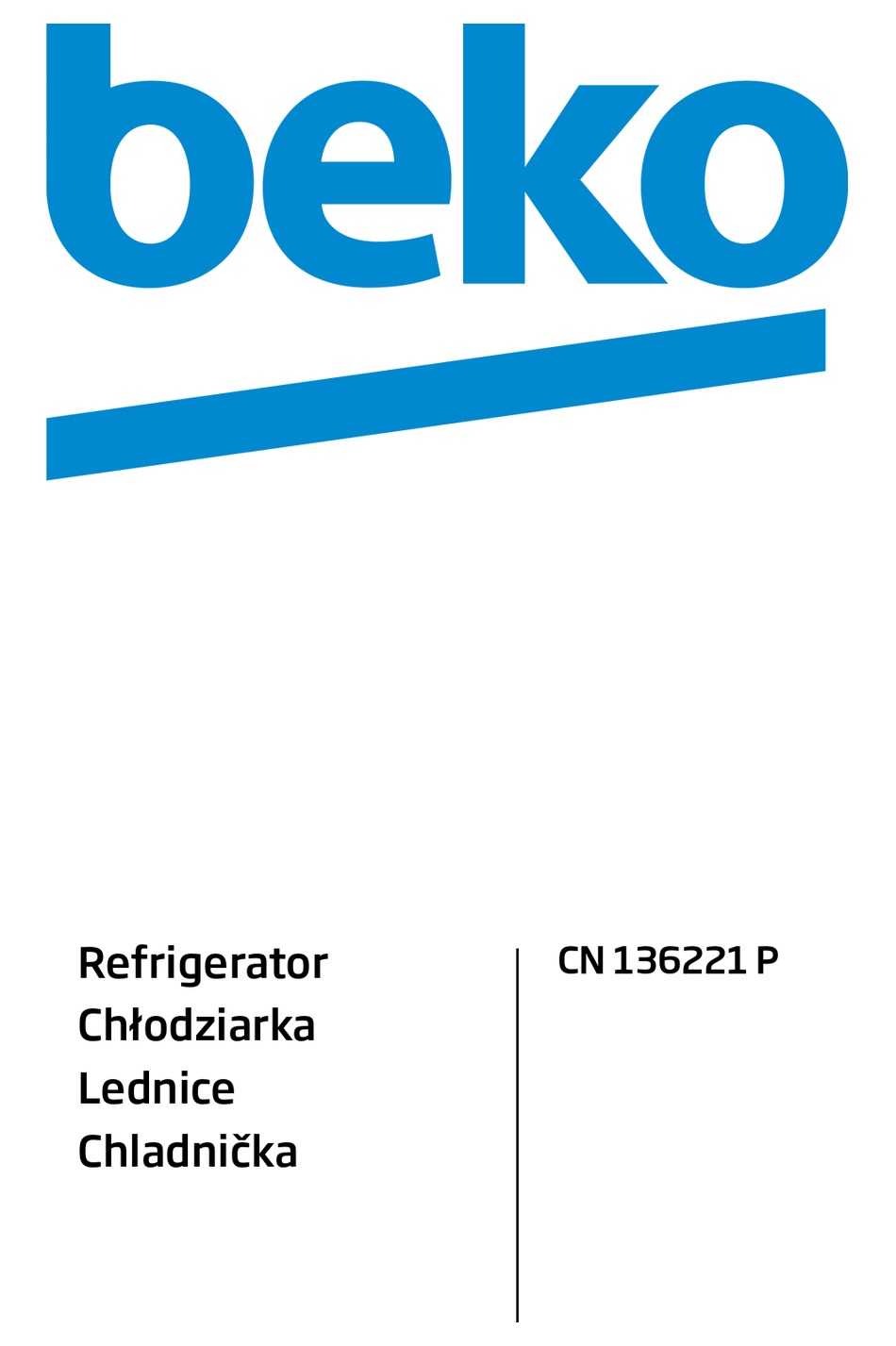 BEKO CN 136221 P MANUAL Pdf Download | ManualsLib