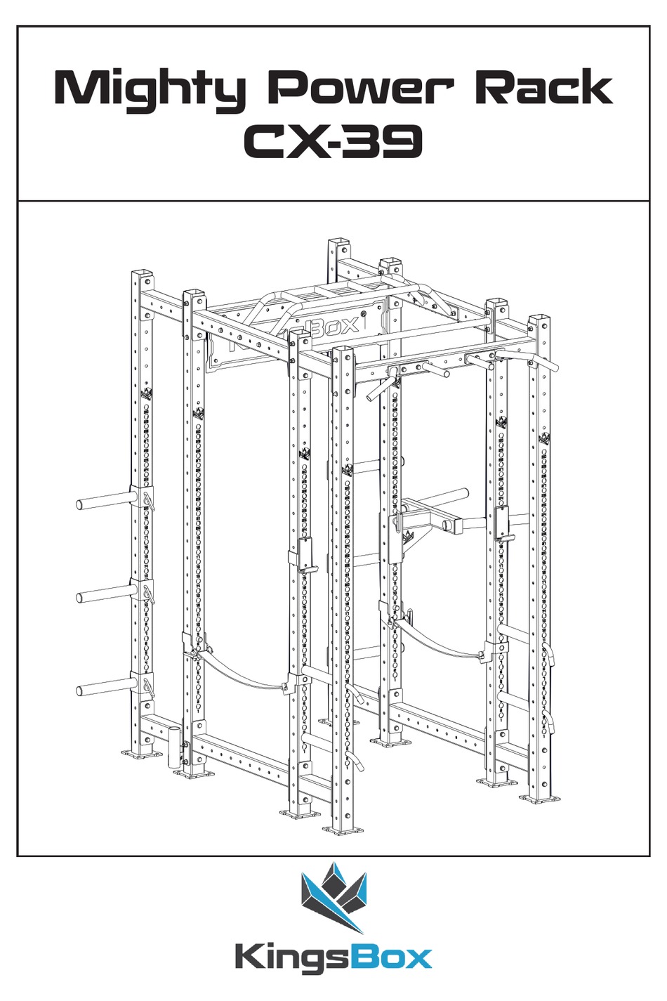 Mighty Power Rack CX-35 with Storage