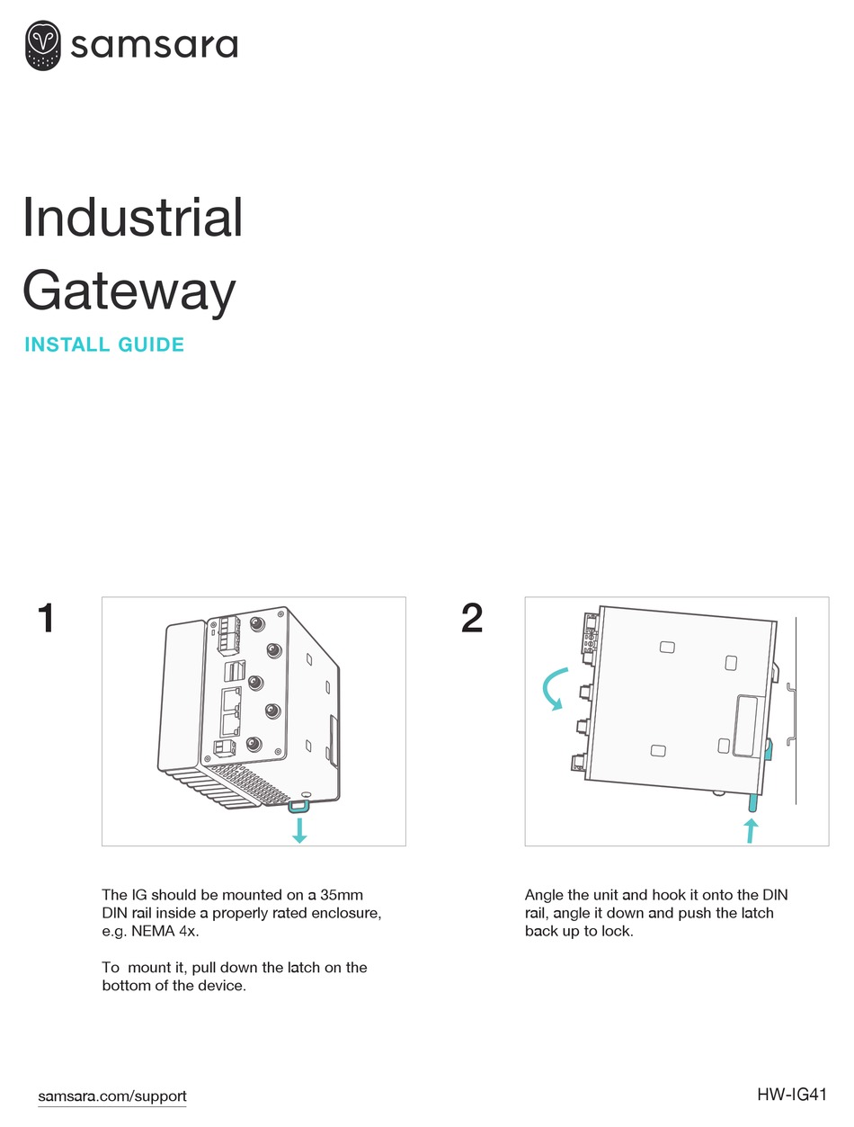 SAMSARA IG41 INSTALL MANUAL Pdf Download ManualsLib