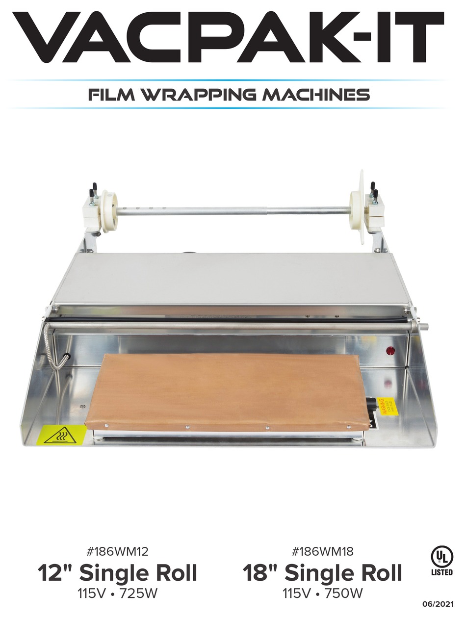 VACPAKIT 186WM12 MANUAL Pdf Download ManualsLib