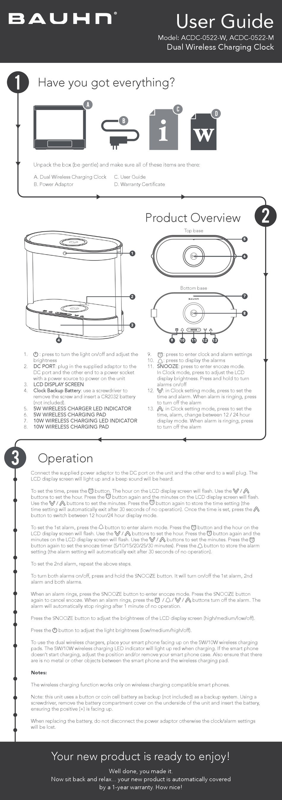 BAUHN ACDC0522W USER MANUAL Pdf Download ManualsLib