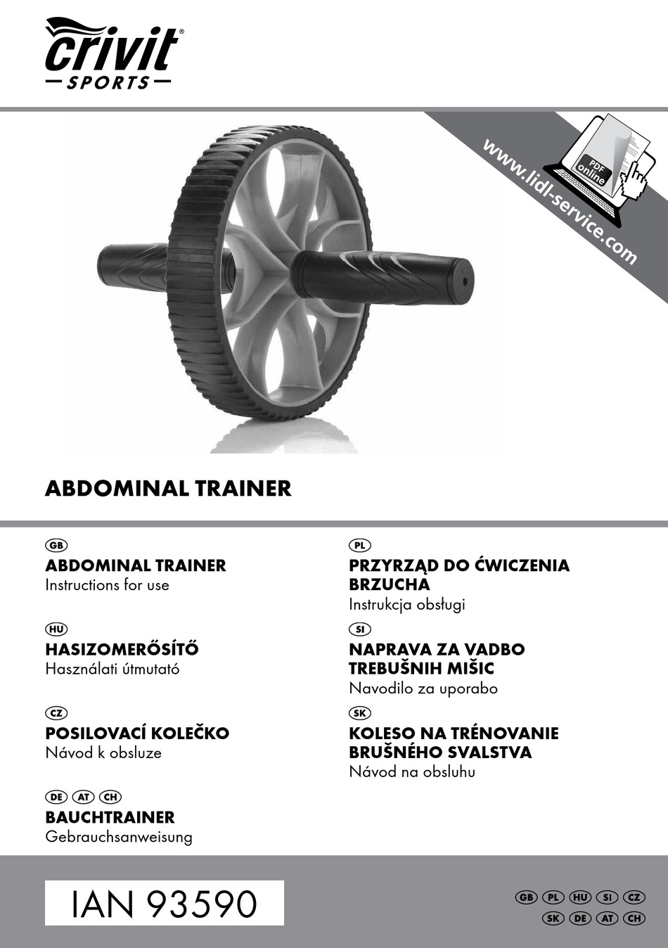 CRIVIT 93590 INSTRUCTIONS FOR USE MANUAL Pdf Download ManualsLib