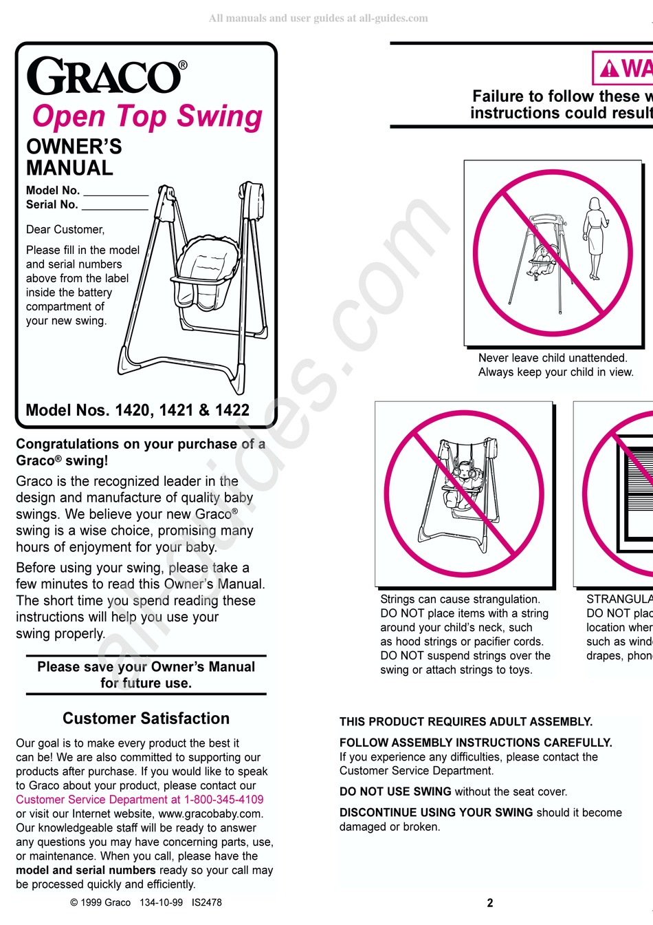 GRACO 1420 OWNER'S MANUAL Pdf Download ManualsLib