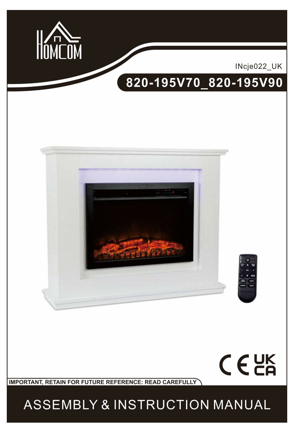 820195V70 ASSEMBLY & INSTRUCTION MANUAL Pdf Download ManualsLib