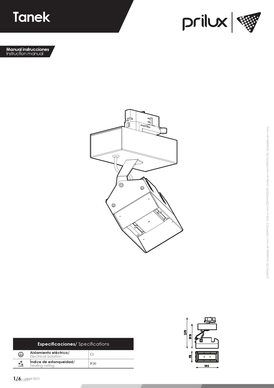 PRILUX TANEK INSTRUCTION MANUAL Pdf Download | ManualsLib