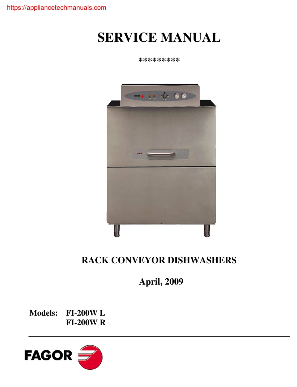FAGOR FI200W L SERVICE MANUAL Pdf Download ManualsLib