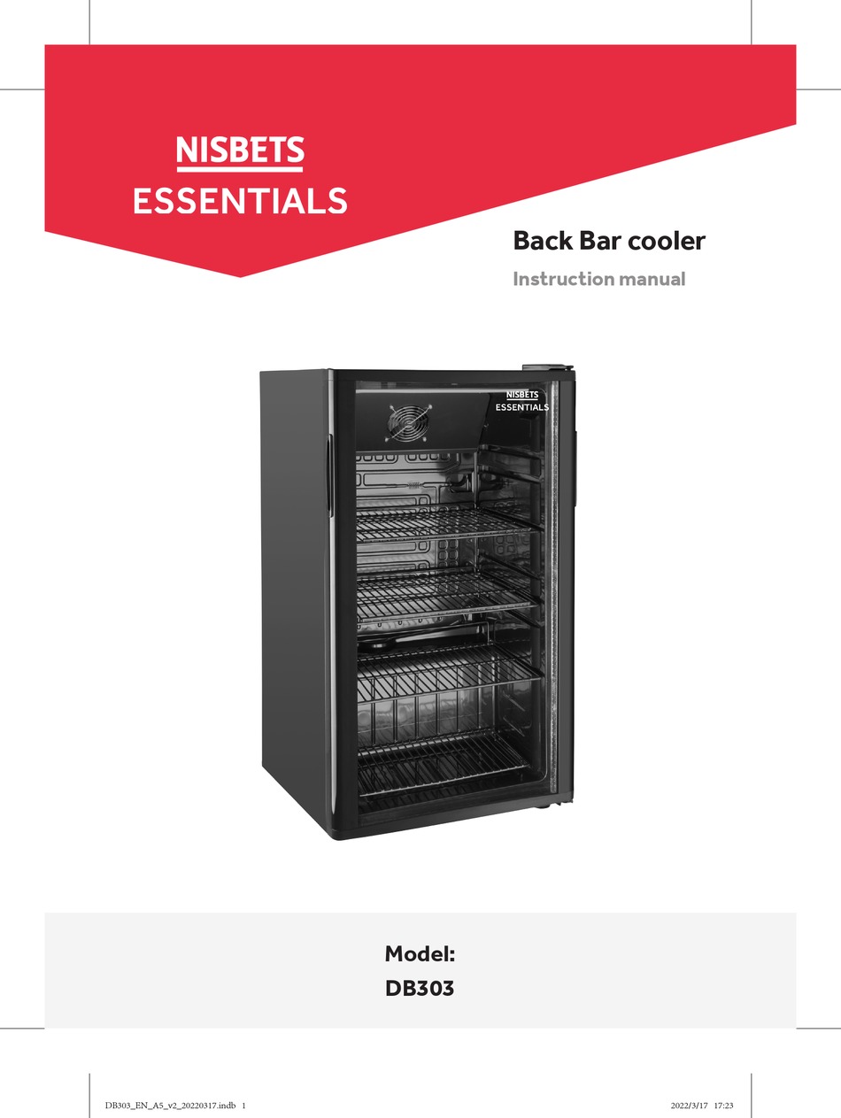 NISBETS ESSENTIALS DB303 INSTRUCTION MANUAL Pdf Download ManualsLib