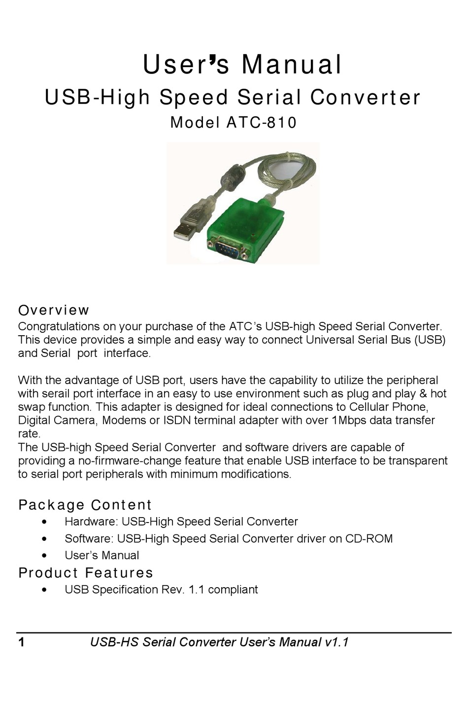 ATC -810 USER MANUAL Pdf Download | ManualsLib