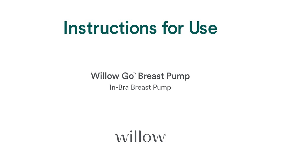 willow-go-instructions-for-use-manual-pdf-download-manualslib