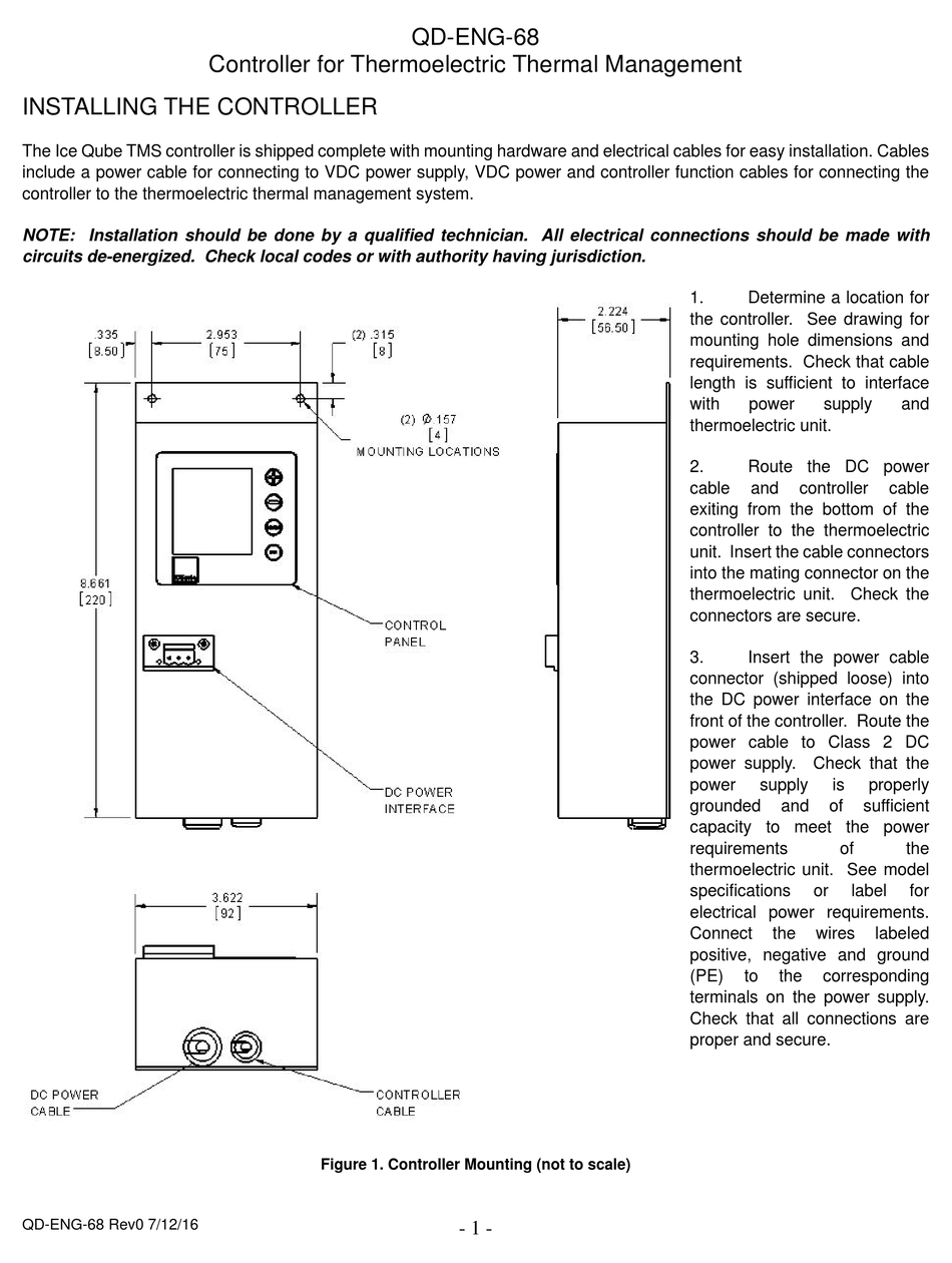 ICE QUBE QDENG68 INSTALLING Pdf Download ManualsLib