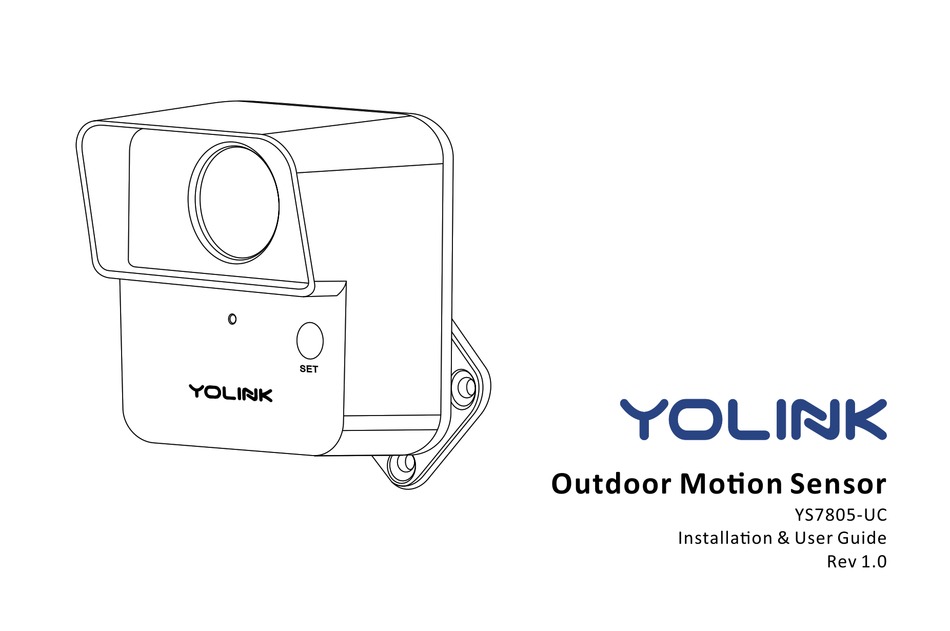 YOLINK YS7805UC INSTALLATION & USER MANUAL Pdf Download ManualsLib