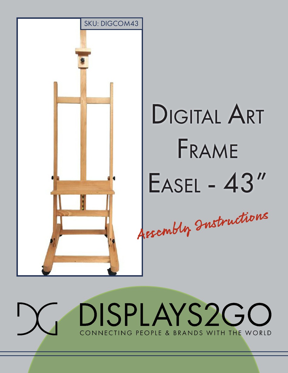 DISPLAYS2GO EASEL DIGCOM43 ASSEMBLY Pdf Download ManualsLib