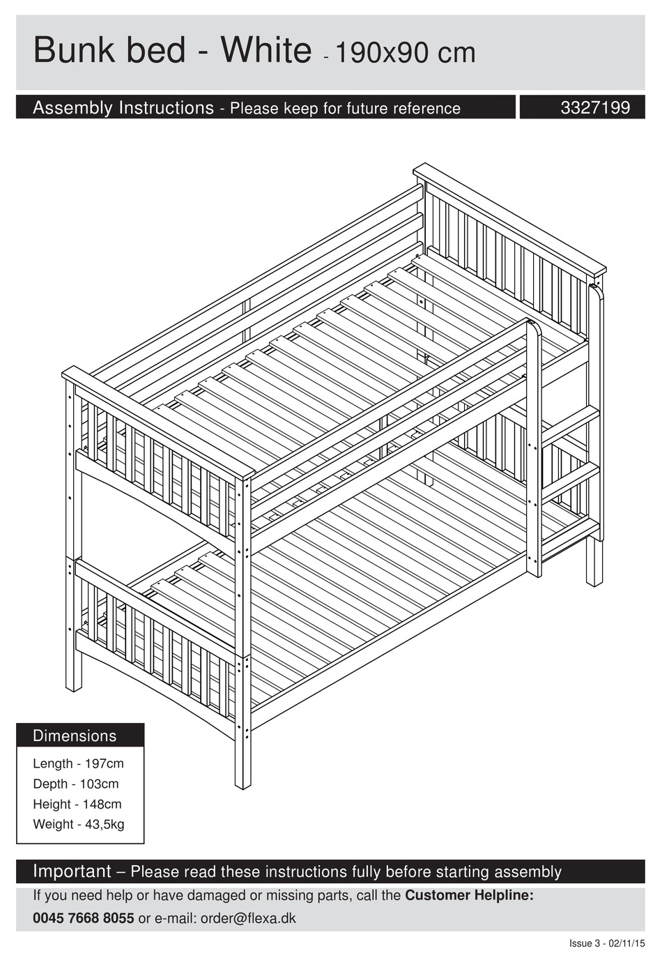 FLEXA 3327199 ASSEMBLY INSTRUCTIONS MANUAL Pdf Download ManualsLib