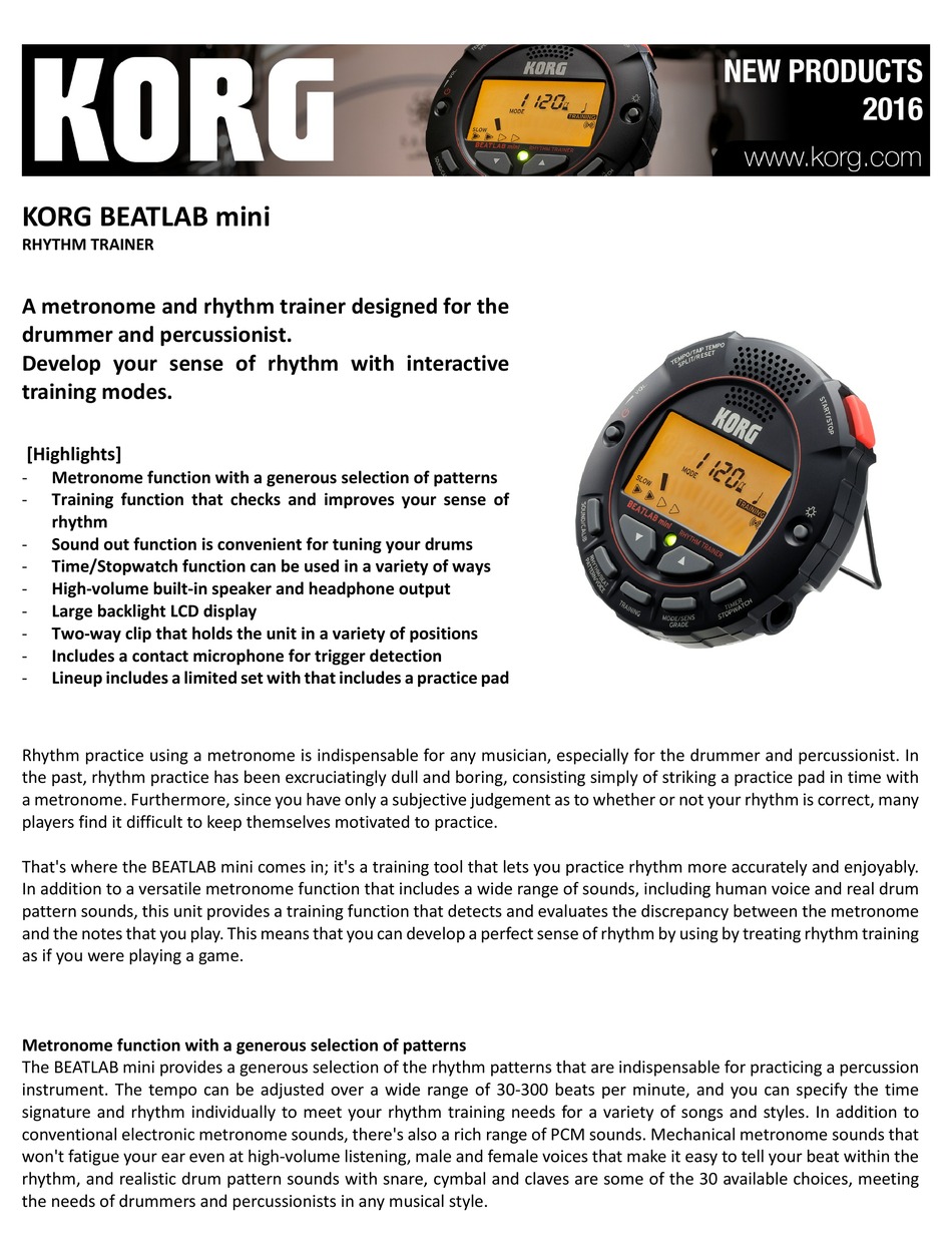 BEATLAB MINI QUICK START MANUAL Pdf Download ManualsLib