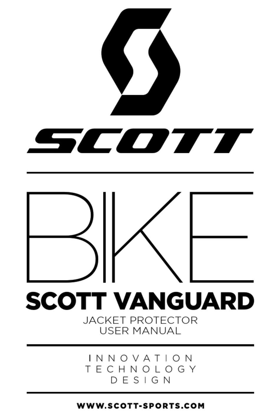 SCOTT BIKE VANGUARD USER MANUAL Pdf Download ManualsLib