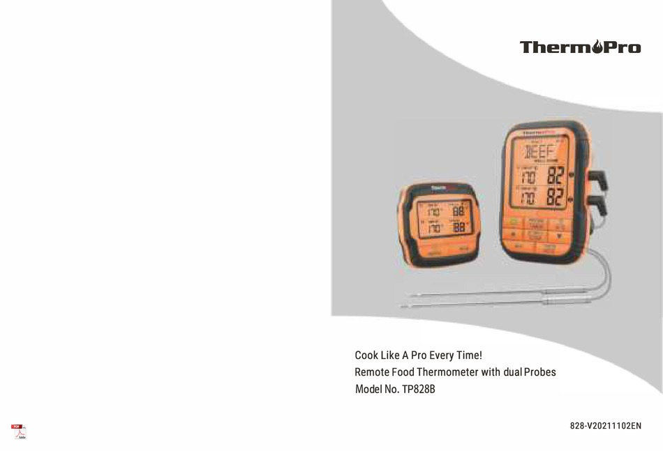 THERMOPRO TP828B USER MANUAL Pdf Download ManualsLib