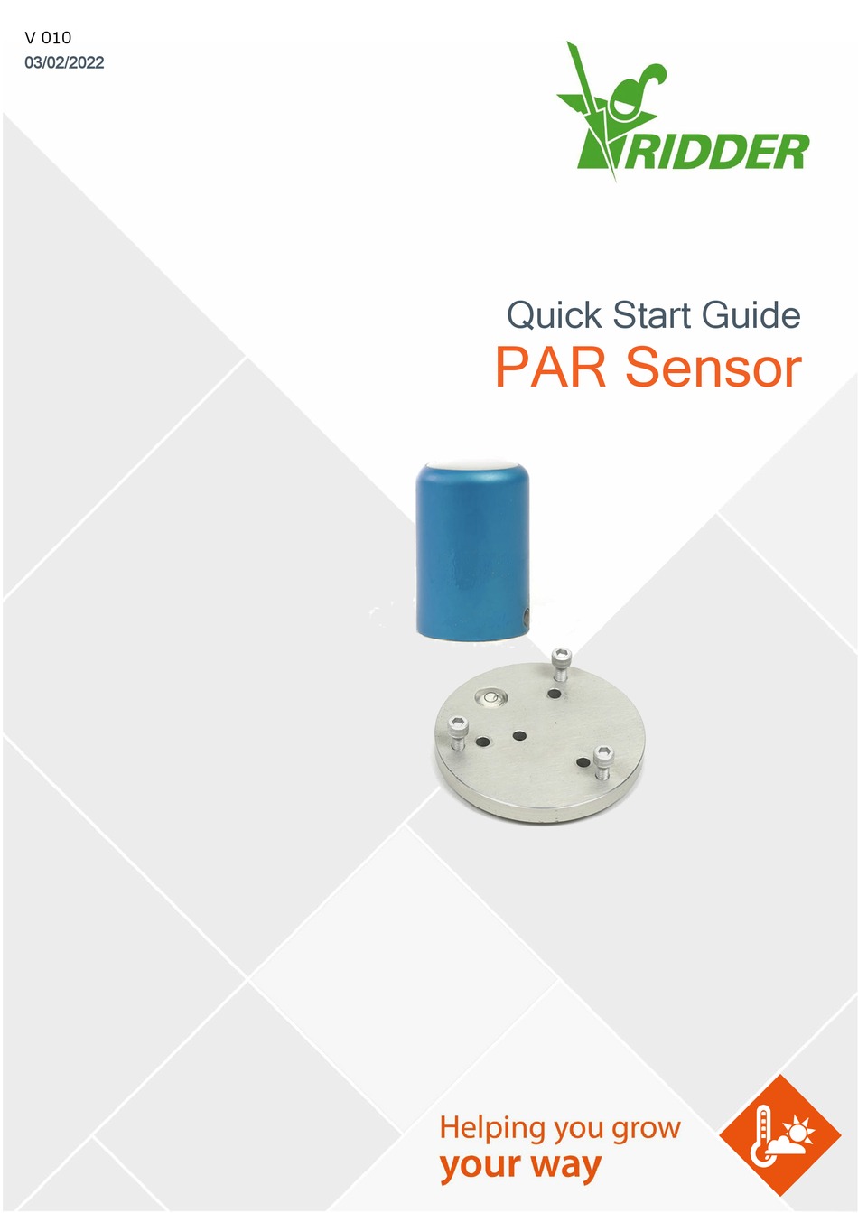 ridder-par-sensor-quick-start-manual-pdf-download-manualslib