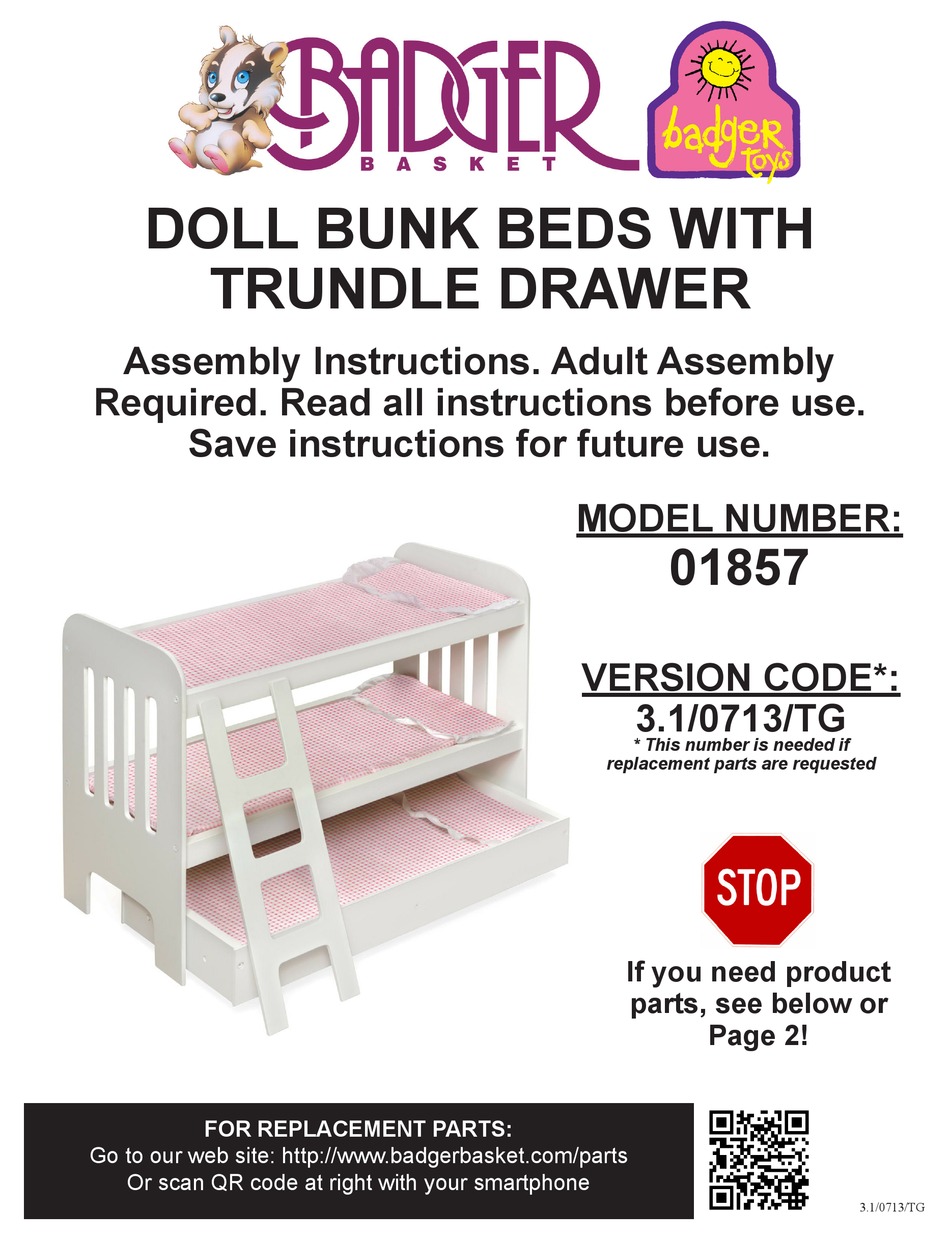 BADGER BASKET 01857 ASSEMBLY INSTRUCTIONS MANUAL Pdf Download ManualsLib