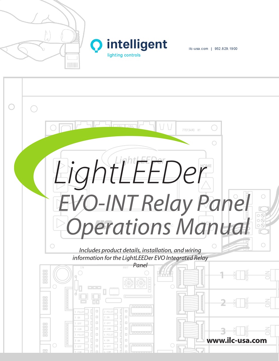 INTELLIGENT LIGHTING CONTROLS LIGHTLEEDER OPERATION MANUAL Pdf Download