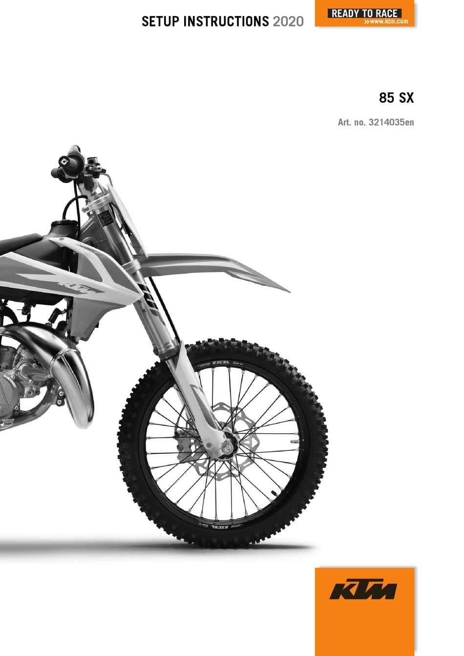 KTM 85 SX 2020 SETUP INSTRUCTIONS Pdf Download ManualsLib
