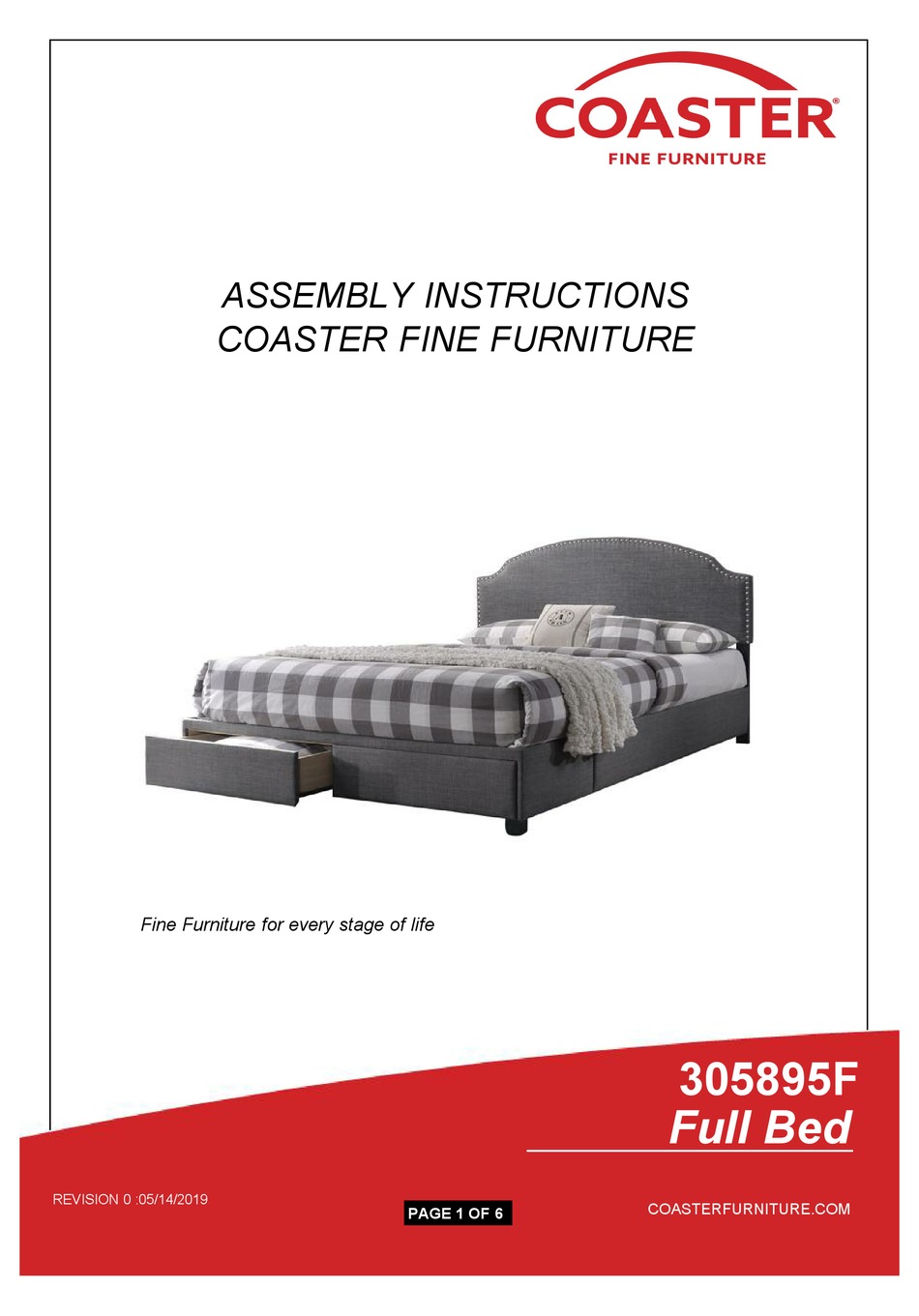 COASTER 305895F ASSEMBLY INSTRUCTIONS MANUAL Pdf Download ManualsLib