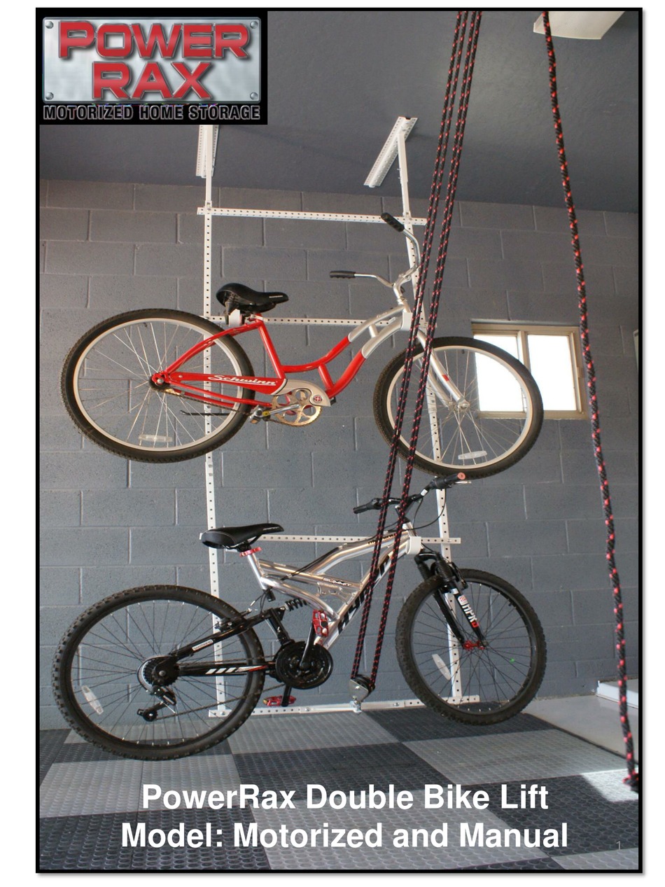 STRONG RACKS POWERRAX DOUBLE BIKE LIFT MANUAL Pdf Download ManualsLib