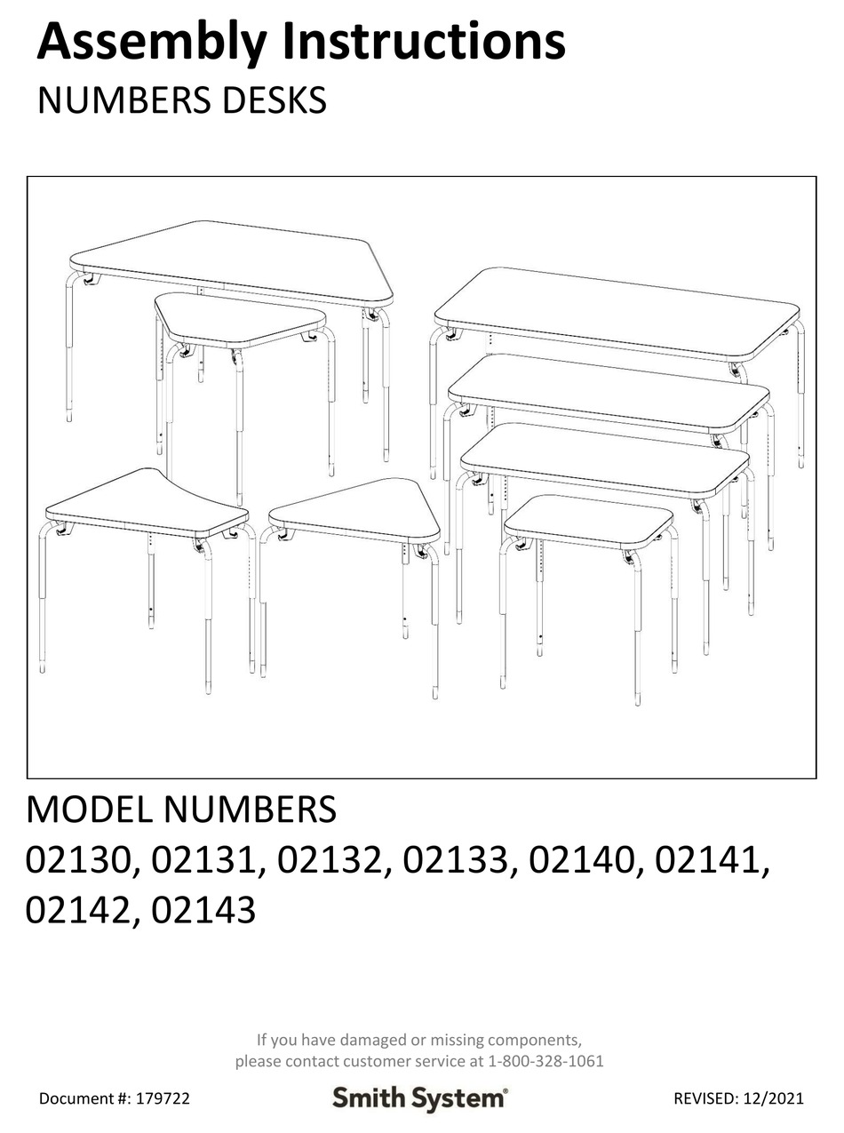 SMITH SYSTEM NUMBERS 02130 ASSEMBLY INSTRUCTIONS Pdf Download ManualsLib