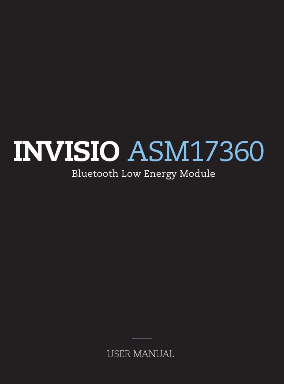 INVISIO ASM17360 USER MANUAL Pdf Download ManualsLib