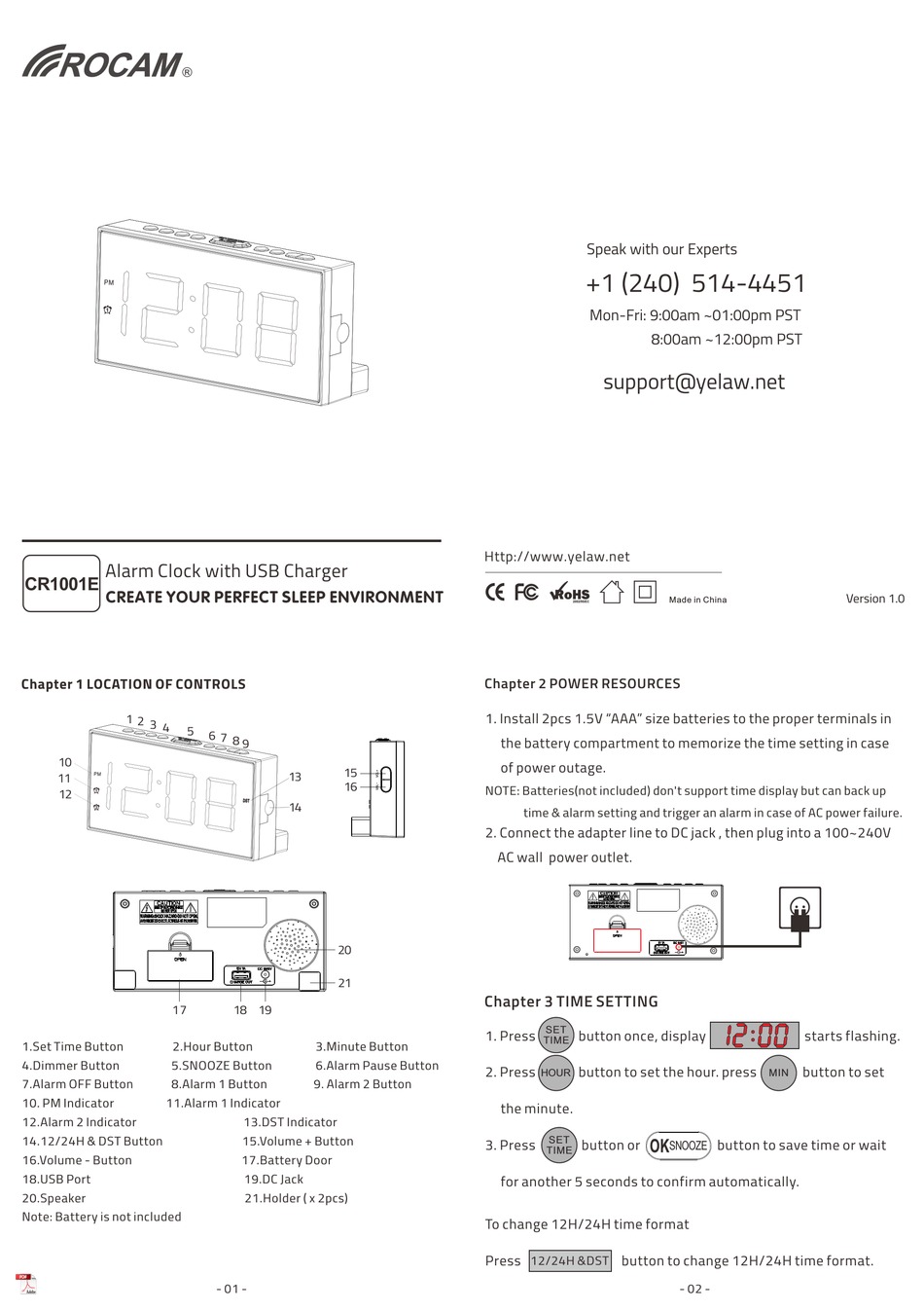 ROCAM CR1001E QUICK MANUAL Pdf Download ManualsLib