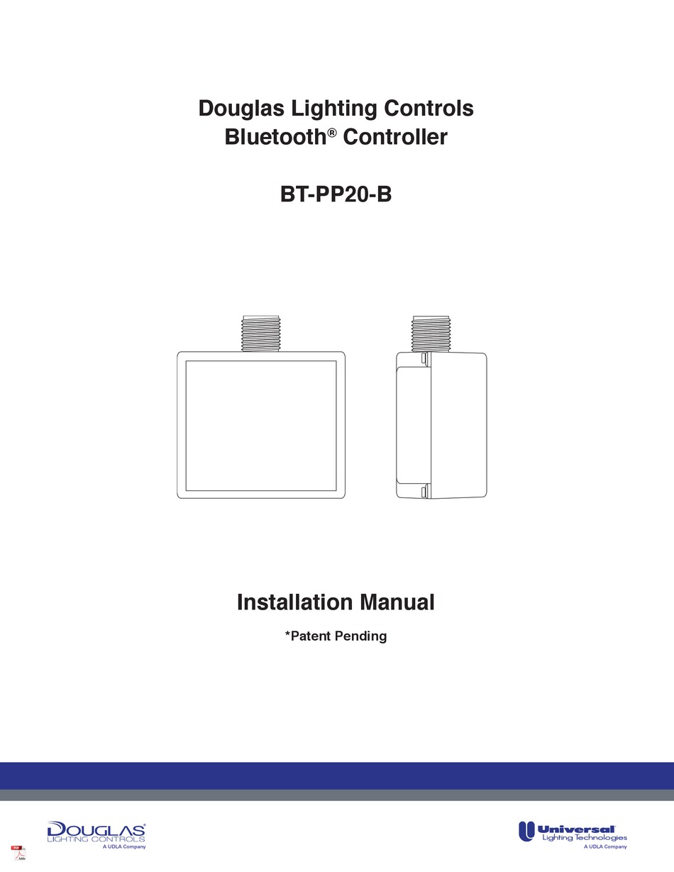 DOUGLAS LIGHTING CONTROLS BTPP20B INSTALLATION MANUAL Pdf Download