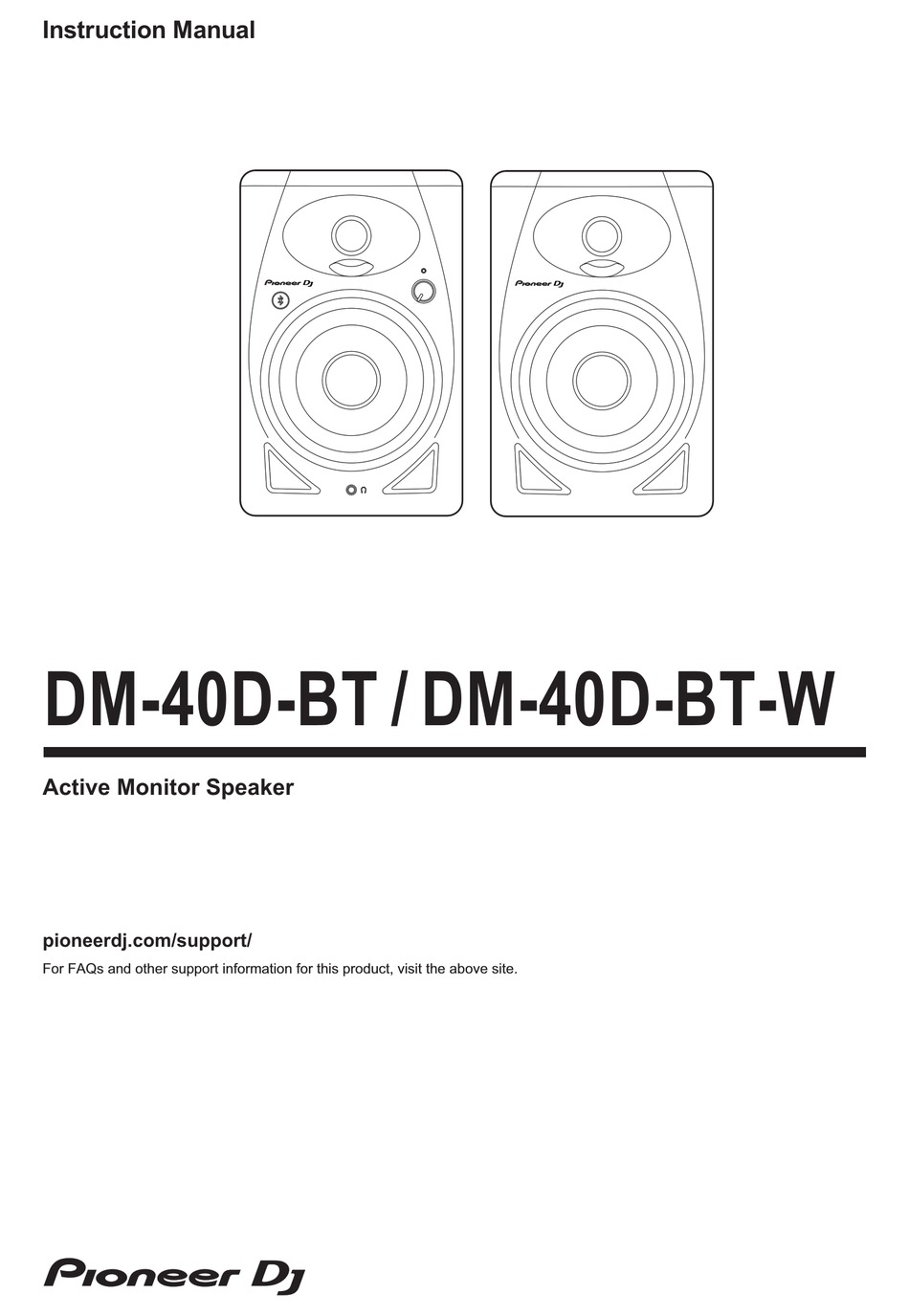 PIONEER DJ DM40DBT INSTRUCTION MANUAL Pdf Download ManualsLib
