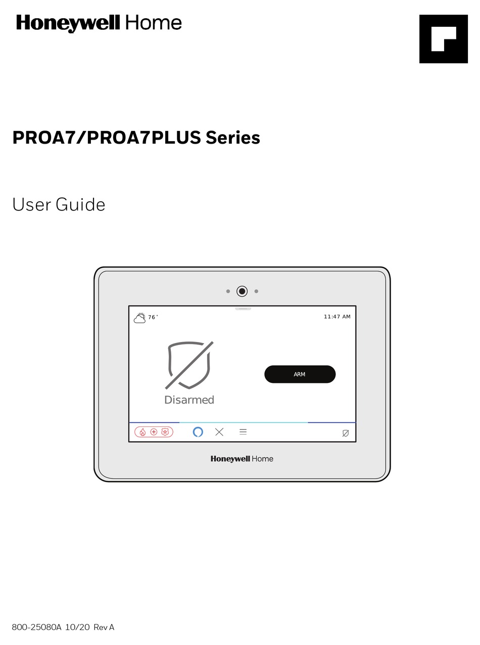 RESIDEO HONEYWELL HOME PROA7 SERIES USER MANUAL Pdf Download | ManualsLib