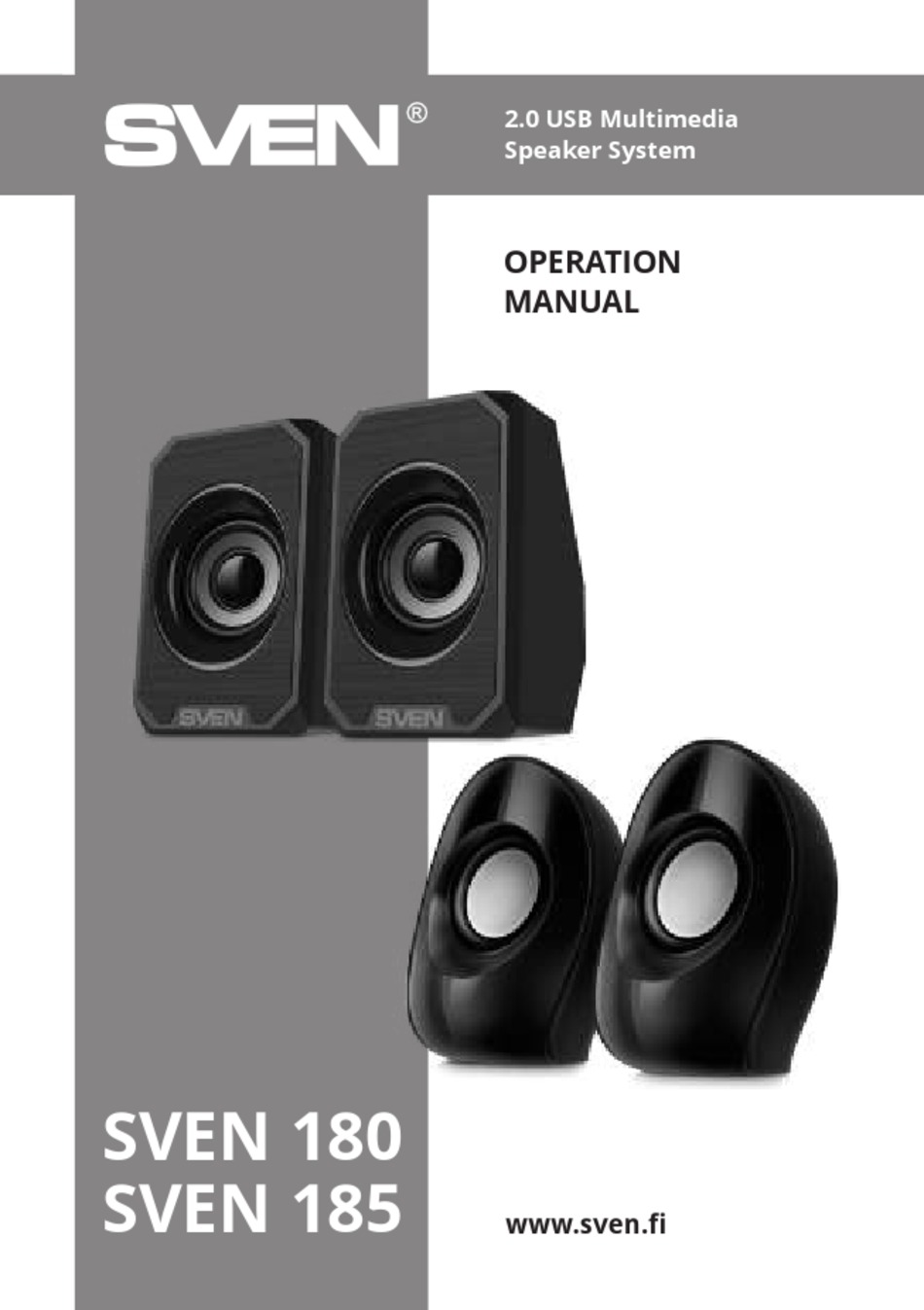 SVEN 180 OPERATION MANUAL Pdf Download | ManualsLib