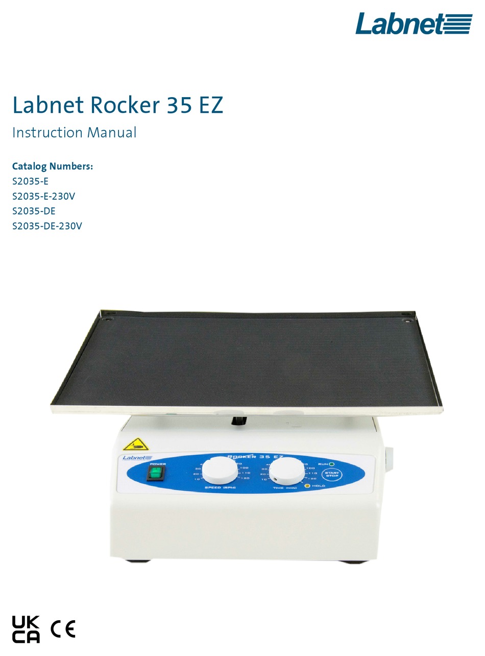 LABNET ROCKER 35 EZ INSTRUCTION MANUAL Pdf Download | ManualsLib