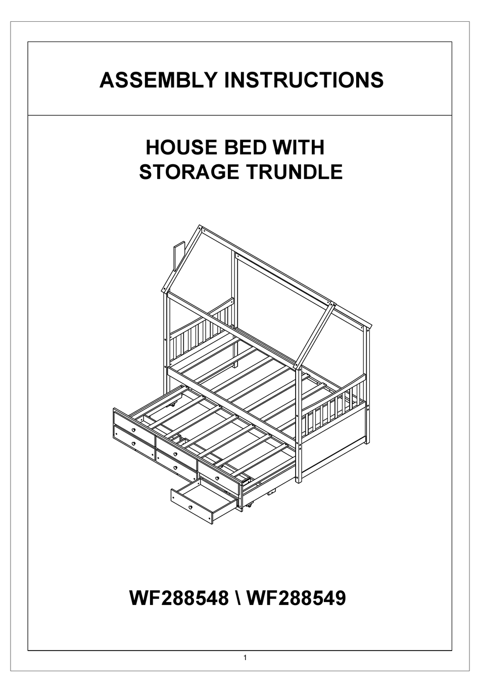 OVERSTOCK WF288548 ASSEMBLY INSTRUCTIONS MANUAL Pdf Download ManualsLib