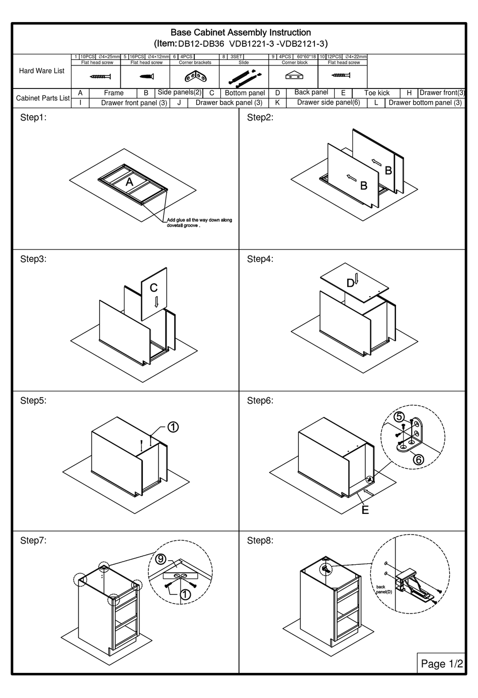 GREENCASTLE DB12 ASSEMBLY INSTRUCTION Pdf Download ManualsLib