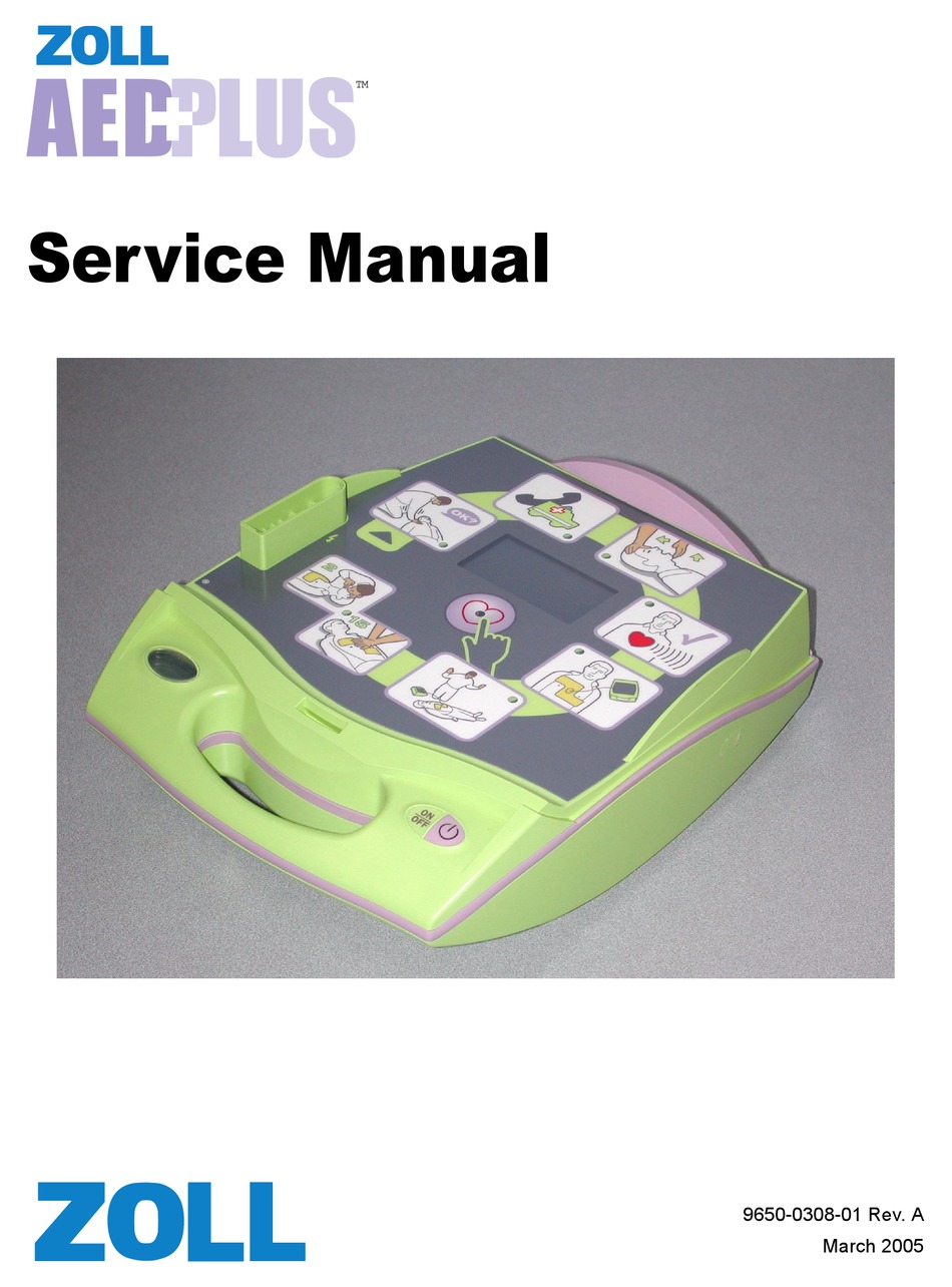ZOLL AED PLUS SERVICE MANUAL Pdf Download ManualsLib