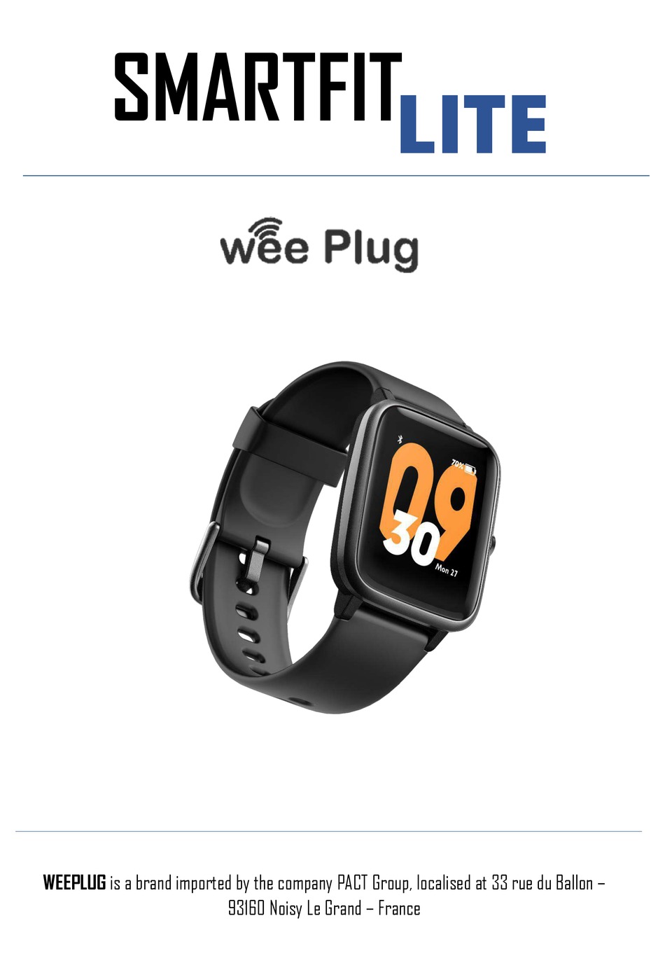 WEEPLUG SMARTFIT LITE MANUAL Pdf Download ManualsLib