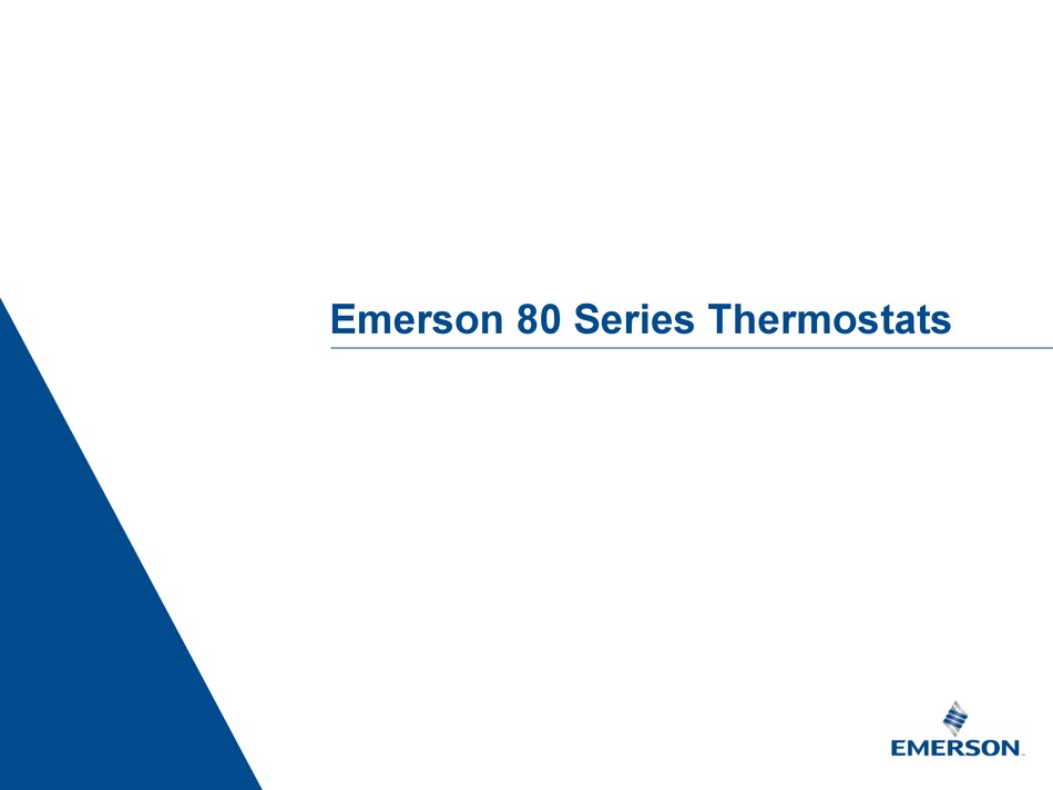 EMERSON 80 SERIES MANUAL Pdf Download ManualsLib EMERSON 80 SERIES MANUAL Pdf Download ManualsLib