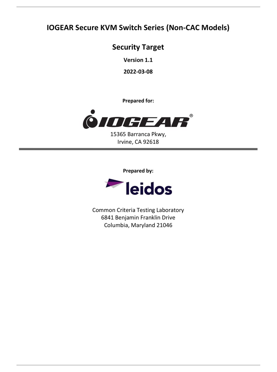 IOGEAR GCS1412TAA4 MANUAL Pdf Download | ManualsLib