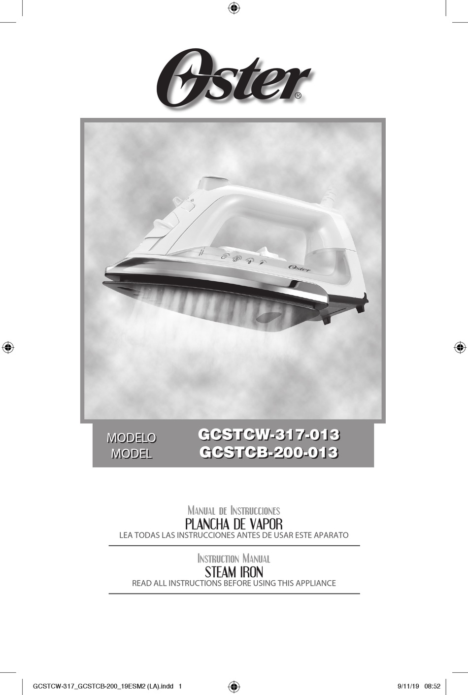 OSTER GCSTCW317013 INSTRUCTION MANUAL Pdf Download ManualsLib